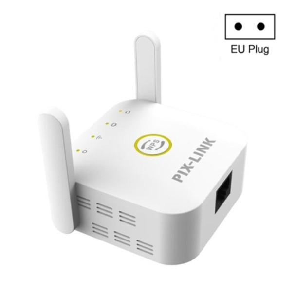 PIX-LINK WR22 300Mbps Wifi Wireless Signal Amplification Enhancement Extender, Plug Type:EU Plug(White)