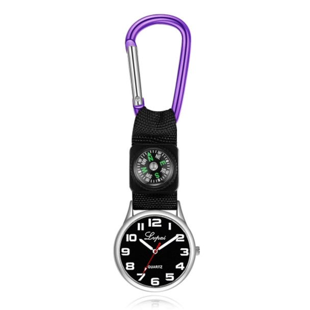 2 PCS Lvpai Nurse Pocket Watch Casual Nurse Pocket Watch(purple)