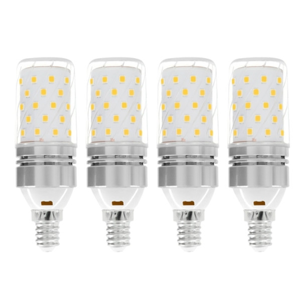 YWXLight E14 LED Bulbs, 8W LED Candelabra Bulb 70 Watt Equivalent, 700lm, Decorative Candle Base E27 Corn Non-Dimmable LED Chandelier Bulbs LED Lamp(Warm White)