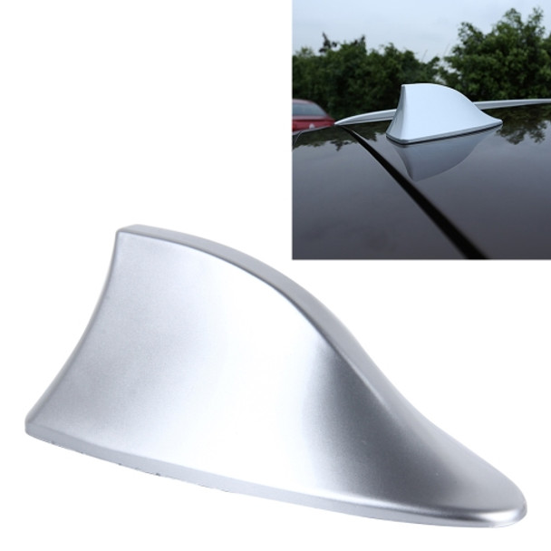 Universal Car Antenna Aerial Shark Fin Radio Signal For Auto SUV Truck Van(Silver)