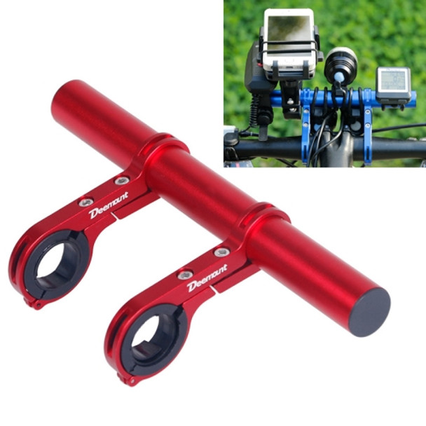 HLD-208 Mountainous Bicycle Aluminium Alloy Handlebar Extension Frame Flashlight Bracket (Red)