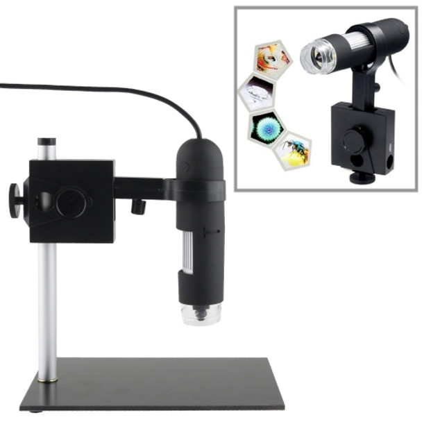 1.3 Mega Pixels 1000X USB Digital Microscope with 8 LED Lights / Holder