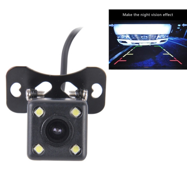 720×540 Effective Pixel PAL 50HZ / NTSC 60HZ CMOS II Waterproof Universal Car Rear View Backup Camera With 4 LED Lamp, DC 12V, Wire Length: 4m