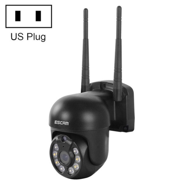 ESCAM WNK610 3.0 Million Pixels Wireless Dome IP Camera, Support Motion Detection & Two-way Audio & Full-color Night Vision & TF Card, US Plug