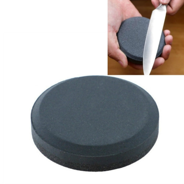 2 PCS Double-Sided Whetstone Kitchen Knives Round Knife Sharpener, Style:B