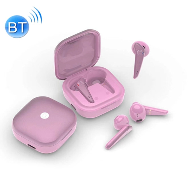 TWS-Q7 Stereo True Wireless Bluetooth Earphone with Charging Box (Pink)