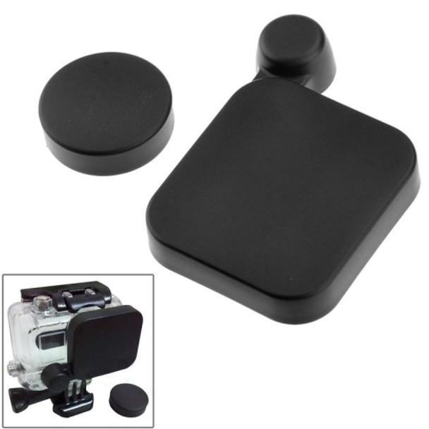 New Protective Camera Lens Cap Cover + Housing Case Cover for GoPro Hero 4 / 3+ (ST-118)