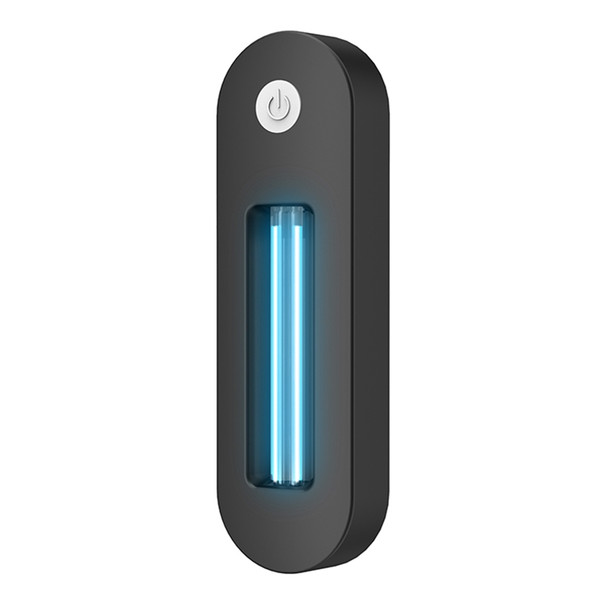 USB Charged Portable Toilet UV LED Light Sterilizer Disinfection Stick Lamp (Black)