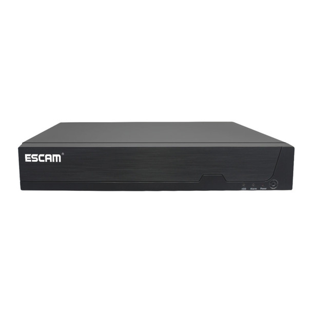 ESCAM PVR608 HD 1080P 8CH H.265 Humanoid POE NVR Security System(EU Plug)