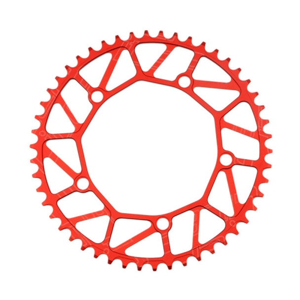 Litepro LP Positive and Negative Teeth Single Disc 130MM BCD Folding Bicycle Sprocket Wheel, Specification:56T(Red)