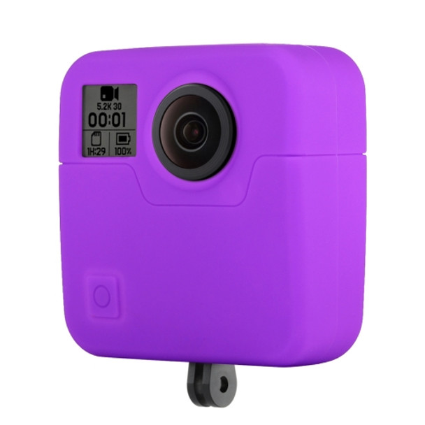 PULUZ for GoPro Fusion Silicone Protective Case(Purple)