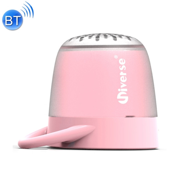 Universe XHH-T502 Portable Loudspeakers Mini Wireless Bluetooth V4.2 Speaker, Support Hands-free / Support TF Music Player(Pink)