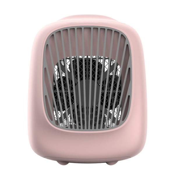 Mini Desktop USB Household Humidifying Electric Cooling Fan Self-contained Filter Element Air Conditioner Moisturizing Fan (Pink)