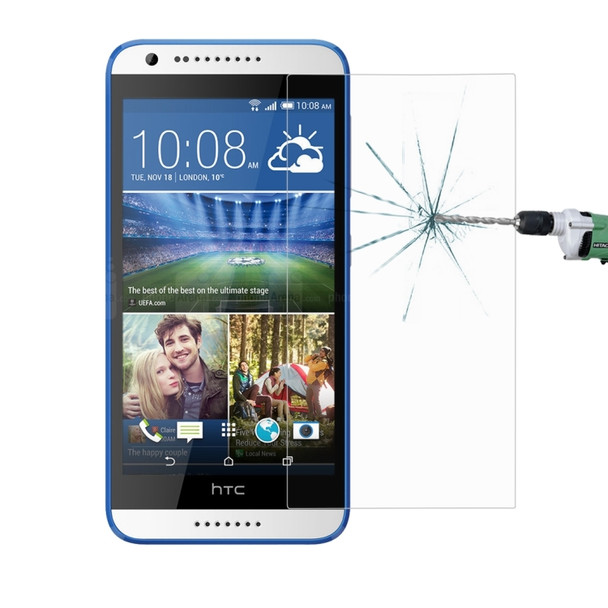 100 PSC for HTC Desire 620 0.26mm 9H Surface Hardness 2.5D Explosion-proof Tempered Glass Screen Film