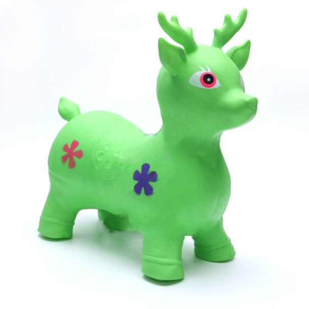 Jumping Horse Cartoon PVC Inflatable Animal Toy,  Random Color and Style Delivery