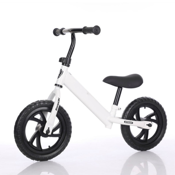Children Bicycle No Pedal Bike 2-wheeled Kid Bike Scooter Outdoor toys Training Exercise(White)