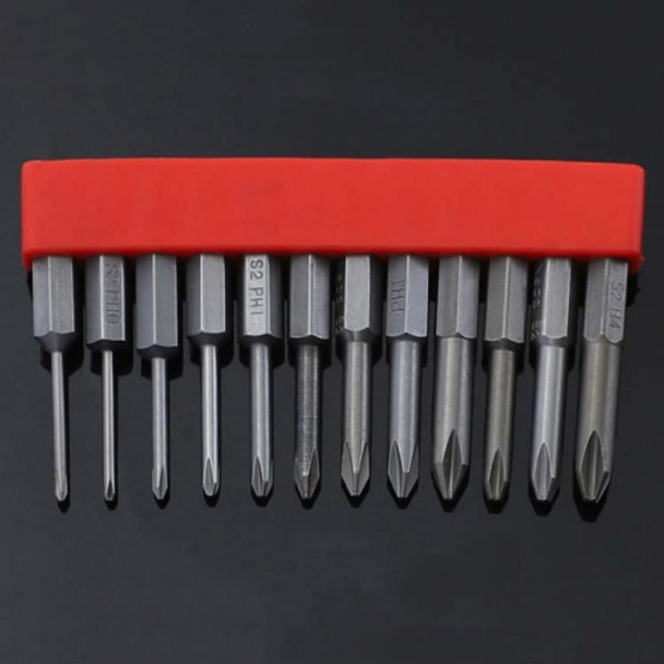 12 PCS / Set Screwdriver Bit With Magnetic S2 Alloy Steel Electric Screwdriver, Specification:3