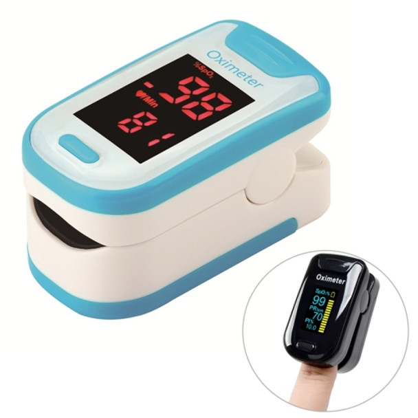 Fingertip Blood Oxygen Saturation Pulse Oximeter with LED Display(Blue)