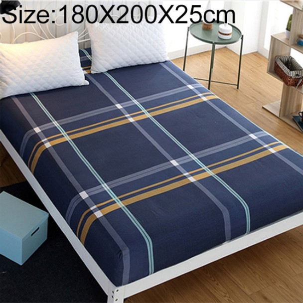 Polyester Bed Mattress Non-Slip Bed Cover Mattress Cover, Size:180X200X25cm(Love Forever)