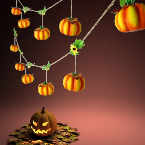 2 PCS Halloween Decorations Kindergarten Bar Scene Ornaments Halloween Foam Pumpkin Lantern Decoration, Style:6 Pumpkins Bunches