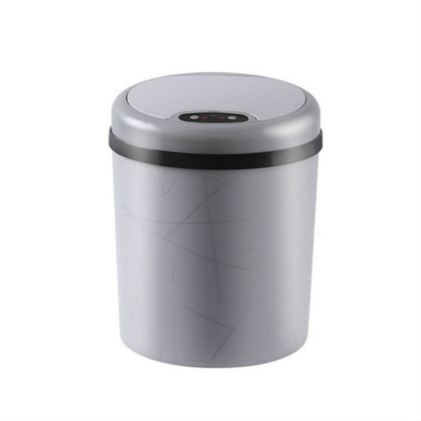 Household Living Room Kitchen Bedroom Automatic Intelligent Induction Trash Can, Size:S 27.5x23x20.6cm(Gray)