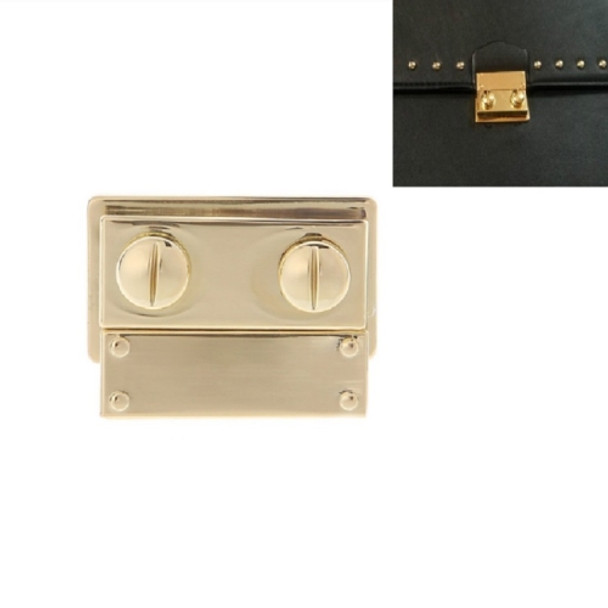10 PCS Luggage Hardware Accessories Female Bag Lock Buckle(Light Gold)