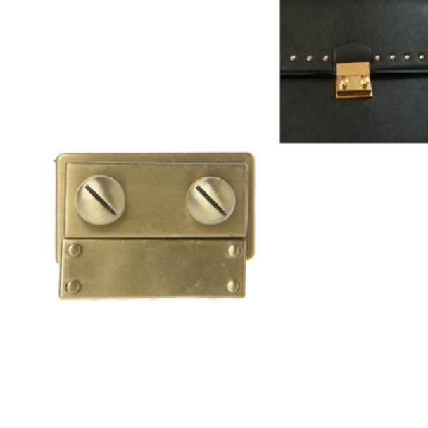 10 PCS Luggage Hardware Accessories Female Bag Lock Buckle(Bronze)