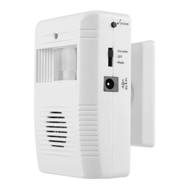 Infrared Sensor Electronic Guest Welcome Doorbell(White)