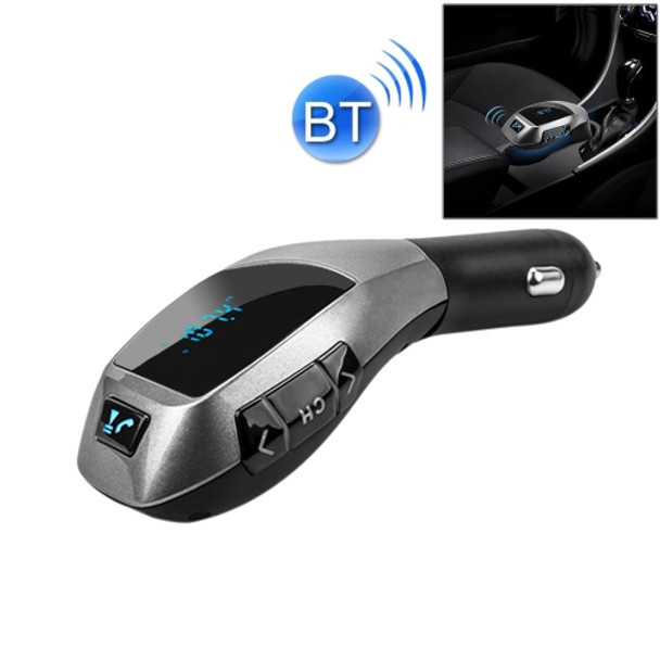 X5 Car Bluetooth FM Transmitter for iPhone, Samsung, Sony, MP3, Support TF Card Music Play / Hands-free Answer Phone / Smart Phones Charging, Random Color Delivery