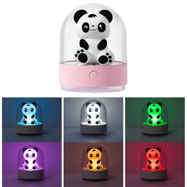 USB Charging Cute Pet Aromatherapy Night Light LED Desktop Colorful Lights(Pink)
