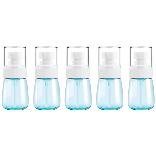 5 PCS Travel Plastic Bottles Leak Proof Portable Travel Accessories Small Bottles Containers, 30ml(Blue)