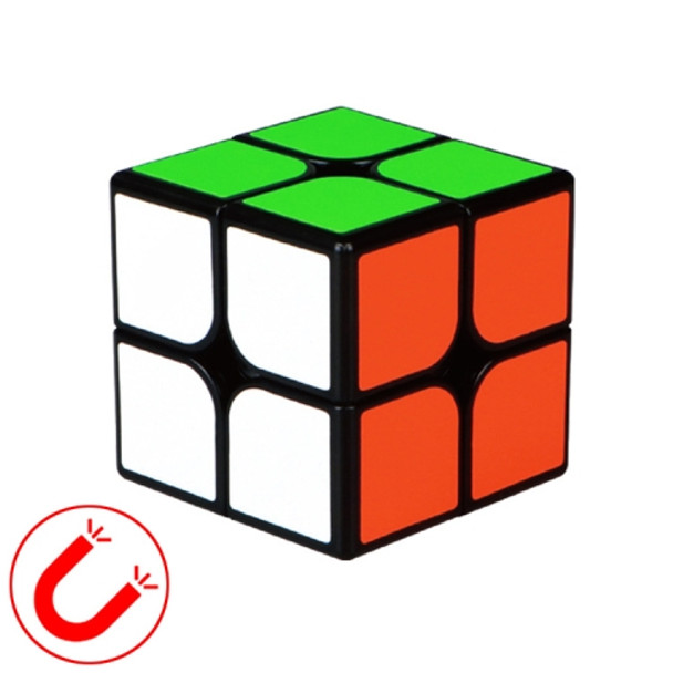 Moyu QIYI M Series Magnetic Speed Magic Cube Two Layers Cube Puzzle Toys (Black)