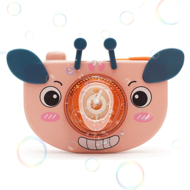 Children Cute Pet Automatic Camera Bubble Machine Electric Toy(Calf)