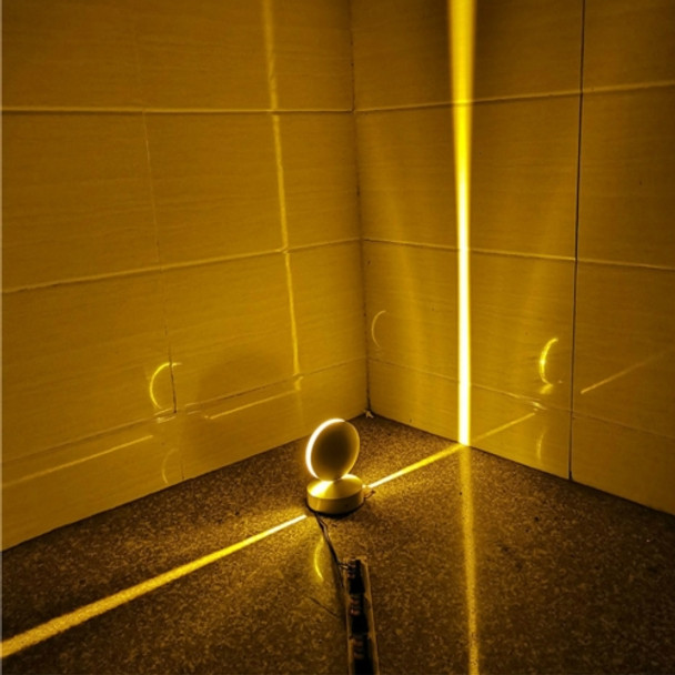 Black LED Door Frame Corridor Window Wall Spotlight(Golden Light)