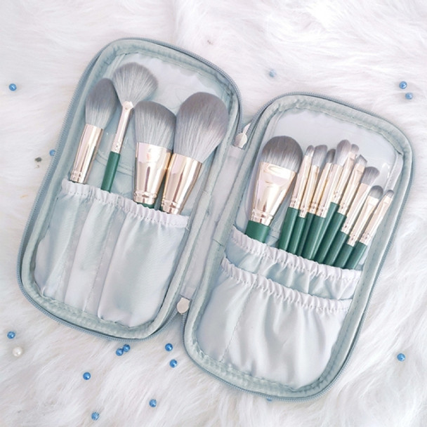 14 in 1 Super Soft Makeup Brush Set Beginner Beauty Tool, Exterior color: 14 Makeup Brushes + Silver Bag
