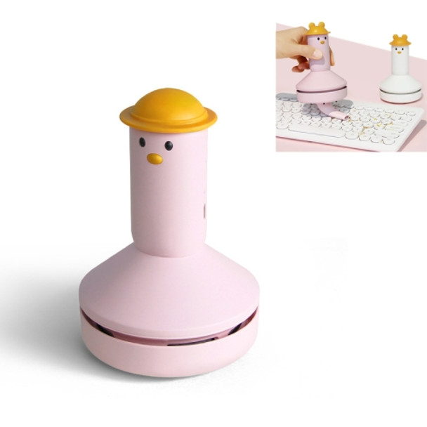 3W USB Mini Car Cartoon Office Desktop Keyboard Cleaner Vacuum Cleaner, Model number:C503-2(Pink)