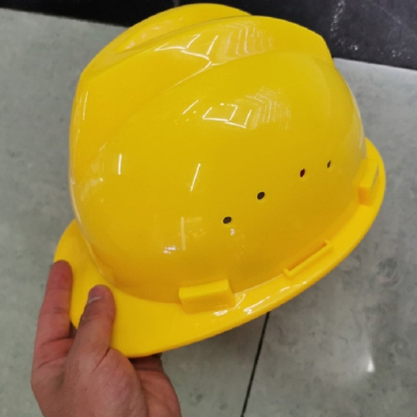 Construction Site Breathable Helmet without Windshield(Yellow)