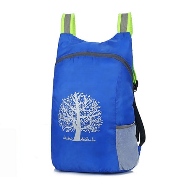 15L Folding Backpack Hiking Camping Bag Ultra Light Outdoor Sport Waterproof Travel Backpack(Blue)