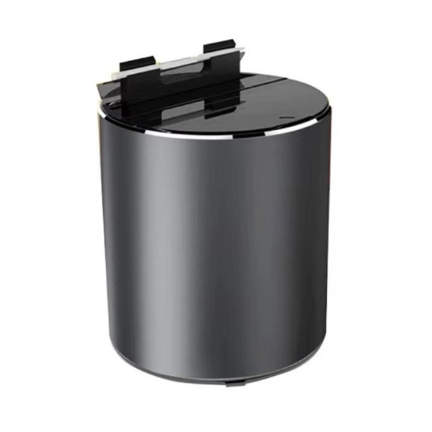 Intelligent Induction Infrared Ultraviolet Disinfection Toothpick Box Automatic Metal Toothpick Holder(Dark Gray)