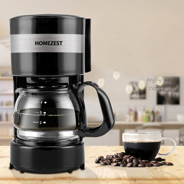 HOMEZESTHousehold Coffee Machine Automatic Tea Maker Household Small Drip Coffee maker(UK Plug)