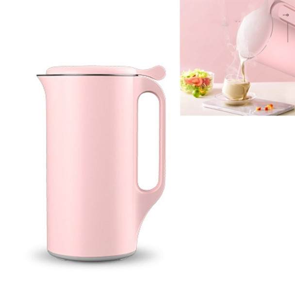 Mini Soymilk Machine Automatic Baby Food Supplement Machine Health Breaking Machine, CN Plug(Rose Pink)