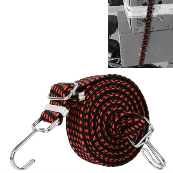 3 PCS Bicycle Binding Rope Widening And Thickening Multi-Purpose Elastic Elastic Luggage Rope Shelf Rope, Length:1m(Red)