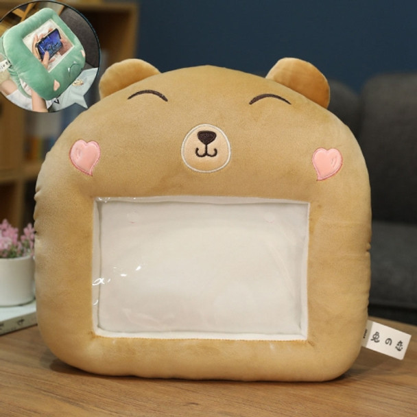 Hand Warmer Pillow Visual Play Mobile Phone Warmer Bag Winter Heater(Bear)