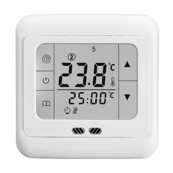 LYK-109 Thermoregulator Touch Screen Heating Thermostat for Warm Floor/Electric Heating System Temperature Controller(White)