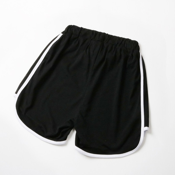 Casual Sports Shorts Ladies Summer Wear Fitness Pants Women (Color:Black Size:M)