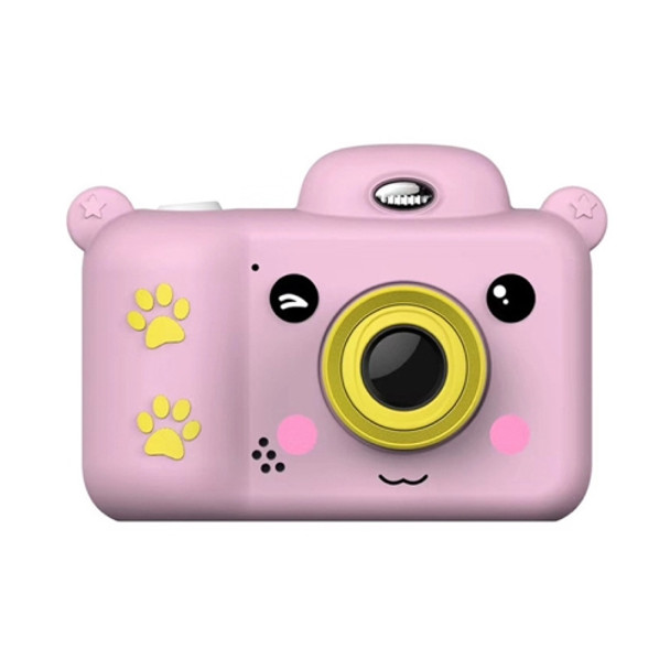 C3 Children Digital Camera Front And Rear HD Dual Camera(Pink)