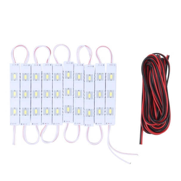 30LEDs 5630 SMD LED Modules White Light Waterproof Decorative Light, 5M Cable Length, DC 12V