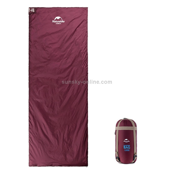 Naturehike NH15S003-D Adult Outdoor Camping Travel Single Ultra Light Portable Four Seasons Mini Sleeping Bag, Size:XL(Wine Red)