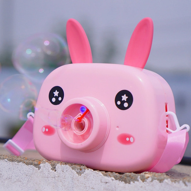 Children Toy Automatic Electric Bunny Camera Bubble Machine