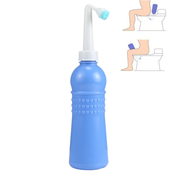 MDT-002 500ml Portable Handheld Travel Bidet Women Vaginal Washing Sprayer (Dark Blue)